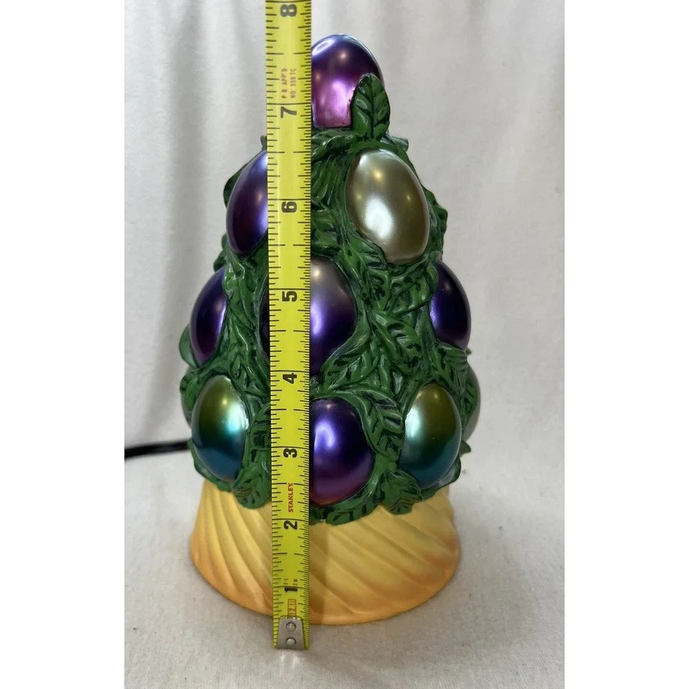 Cheyenne Spring Easter Egg Tree Lamp Electric Iridescent  Night Lights Up No Box